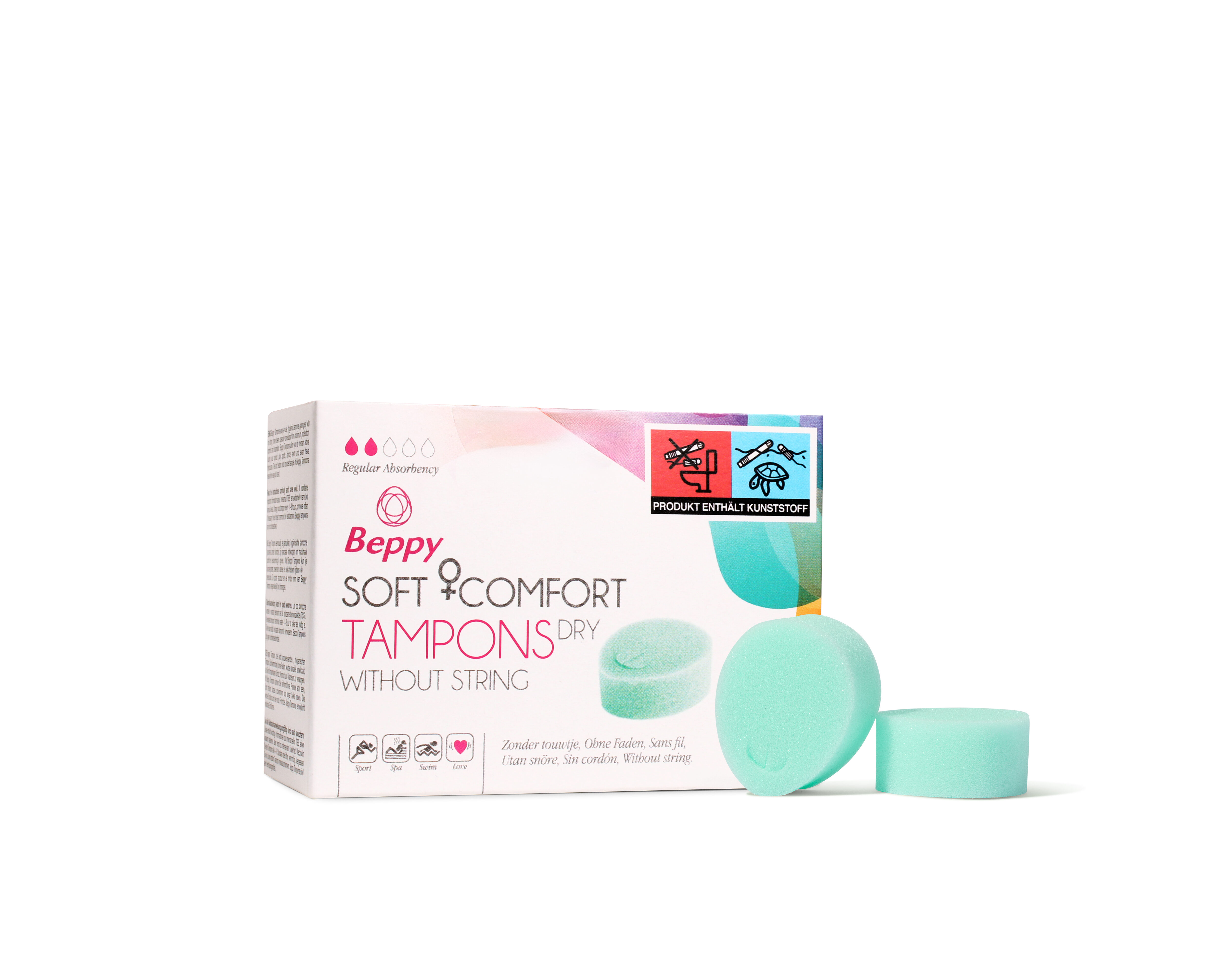 Beppy Soft + Comfort Tampons Extra Soft (2pc)